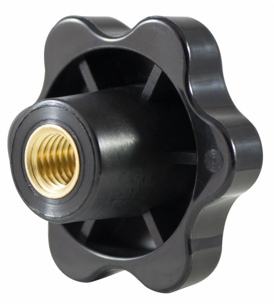 Volantino a 6 lobi femmina Ø 50mm boccola cieca M12 - Ama