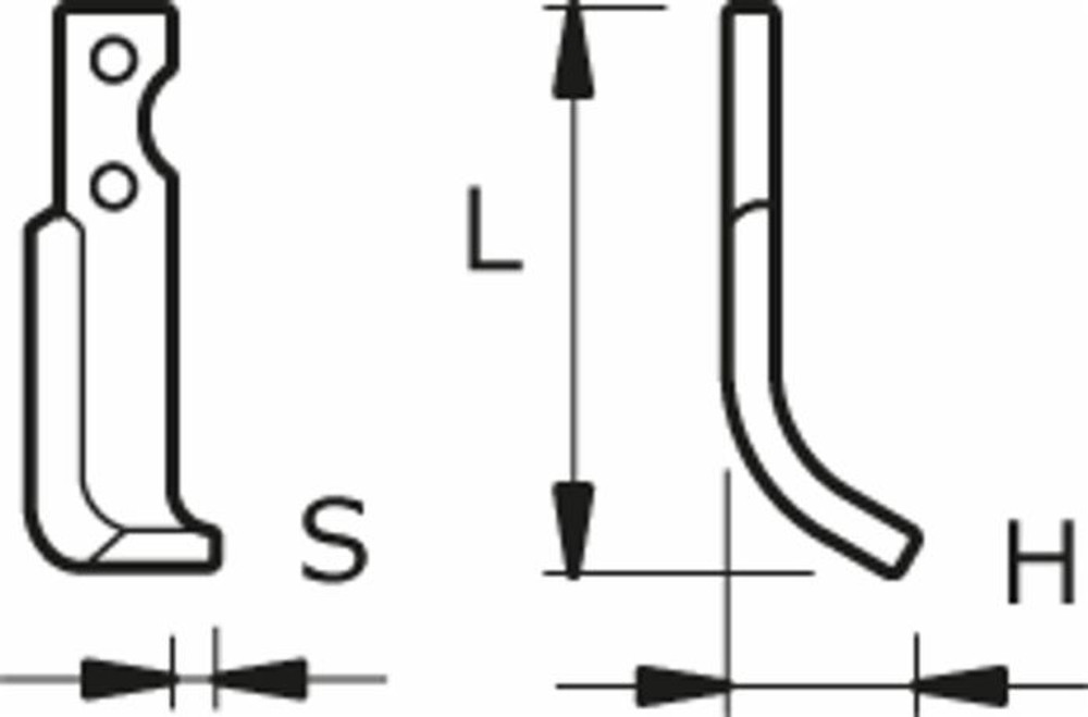 Zappa dx L 165,H 55,s 20,foro 9 - Ama