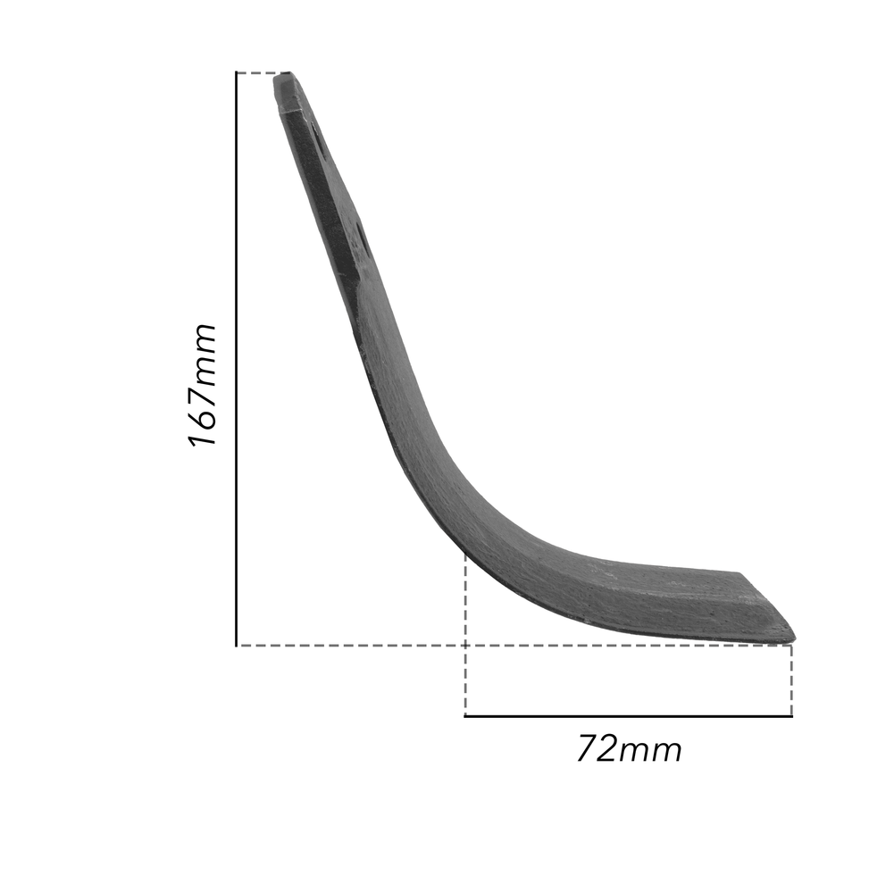 Zappa dx L 167,H 72,foro 10,5 - Ama