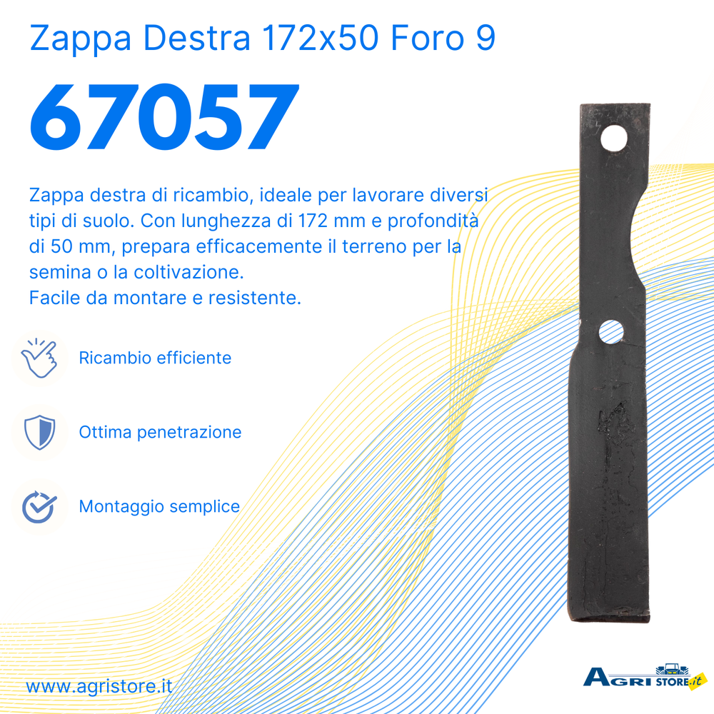 Zappa dx L 172,H 50,foro 9 - Ama