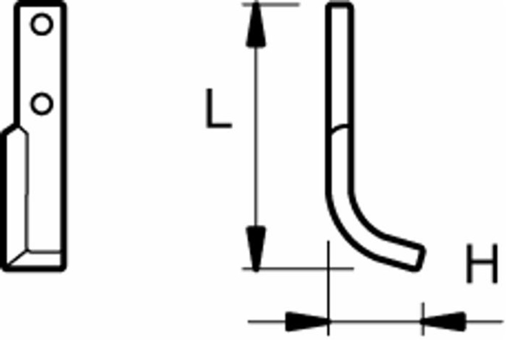 Zappa dx L 180,H 70,foro 9 - Ama