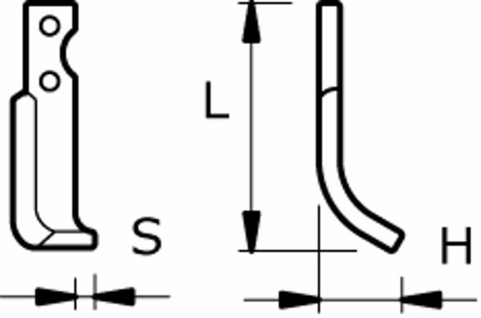 Zappa dx L 195,H 61,s 20,foro 9 - Ama