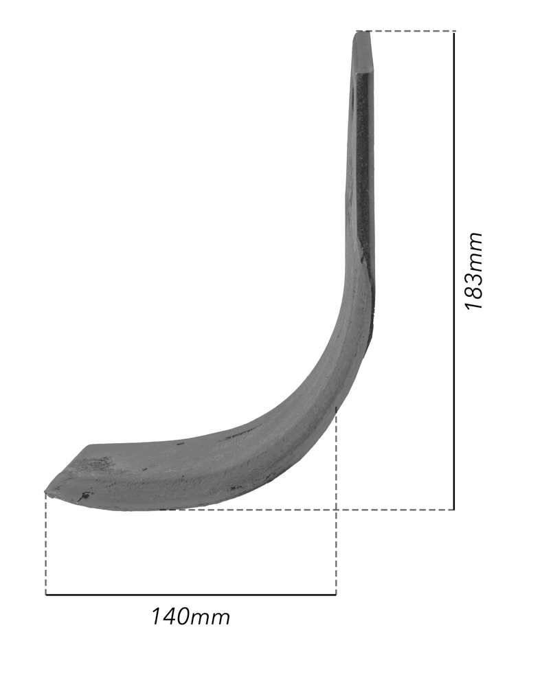 Zappa sx adattabile Howard "u-e" Ar 80x7,foro 12,5 - Ama