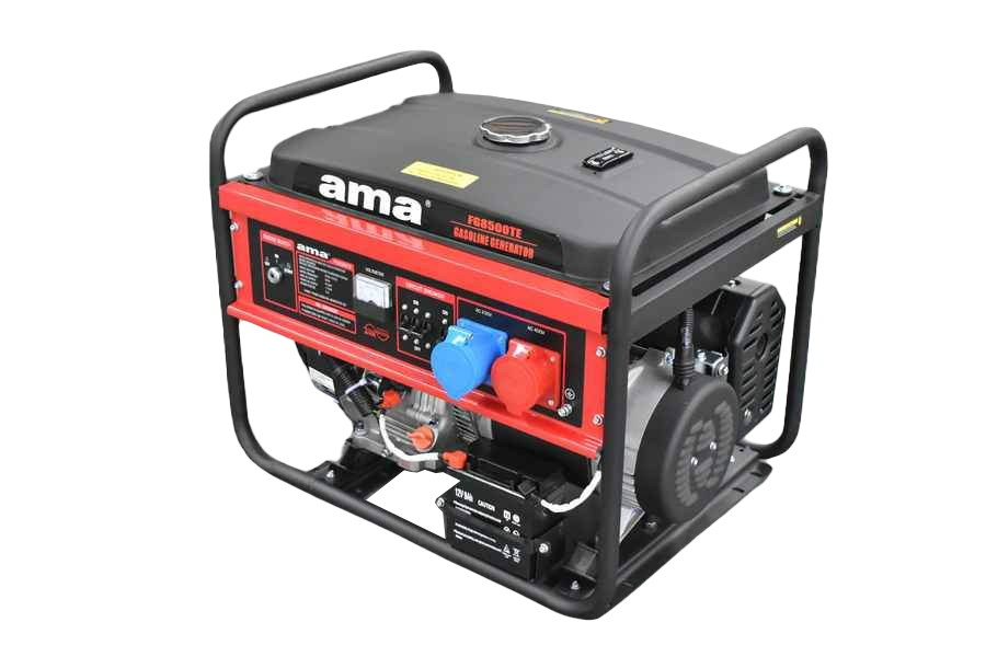 Generatore a benzina Ama trifase motore FC19F da 457cc 8kW capacità carburante 25L - Ama