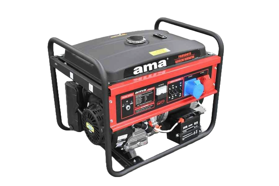 Generatore a benzina Ama trifase motore FC19F da 457cc 8kW capacità carburante 25L - Ama