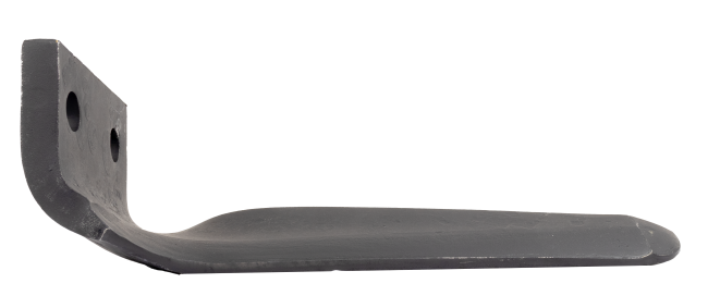 Dente sinistro erpice 100x300mm con foro 17mm  adattabile a Maschio - Ama