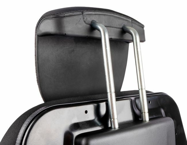 Sedile Activo Standard in tessuto nero con molleggio meccanico e braccioli - Seat Industries