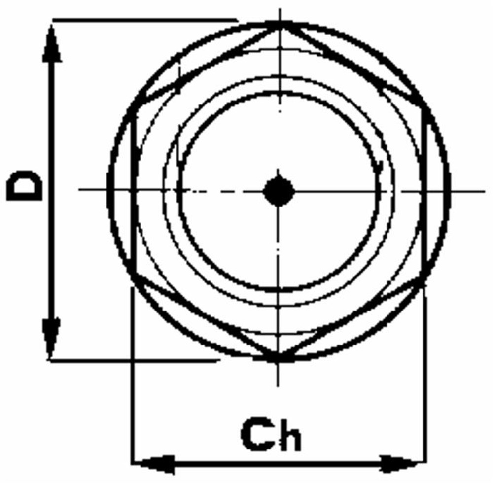 Spia livello olio da 3/4” in plastica - Ama Refluid