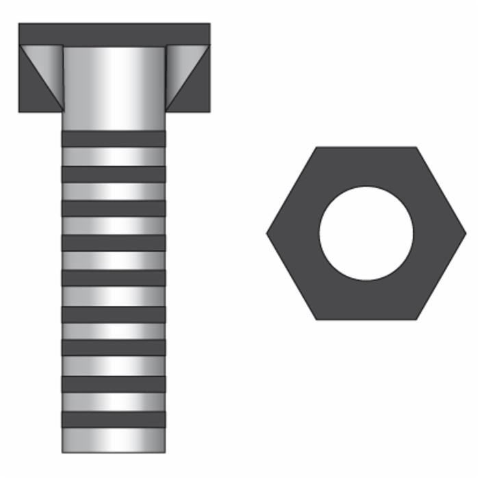 Bullone M14x40 con nasello - Ama