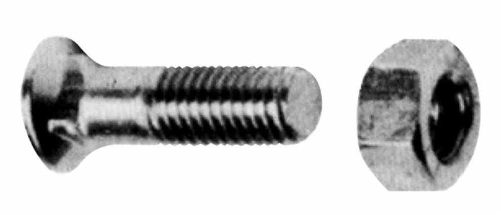 Bullone tspqst 120° M14x60 con dado sx - Ama