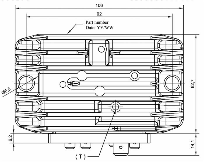 Regolatore di tensione per trattore 12V adattabile al rif. originale Lombardini 7362.298 con spia - Ama