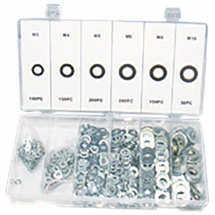 Assortimento rondelle piane da 900 pezzi - Ama