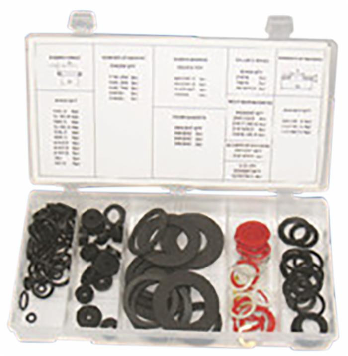 Assortimento o-ring in gomma da 125 pezzi - Ama
