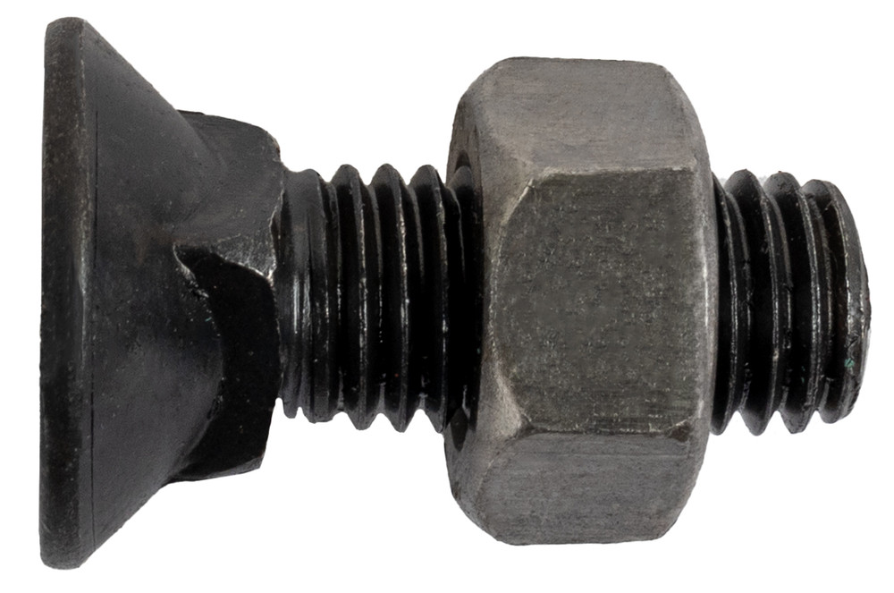 Bullone per vomere TSPQST a 90° M12x35 con dado - Ama