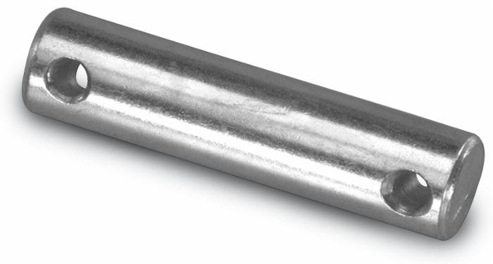 Perno ø24 utile 77 con 2 fori - Ama