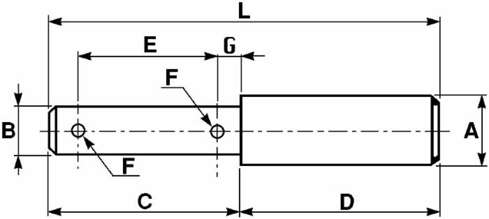 Perno universale attacco attrezzi ø25-32 - Ama