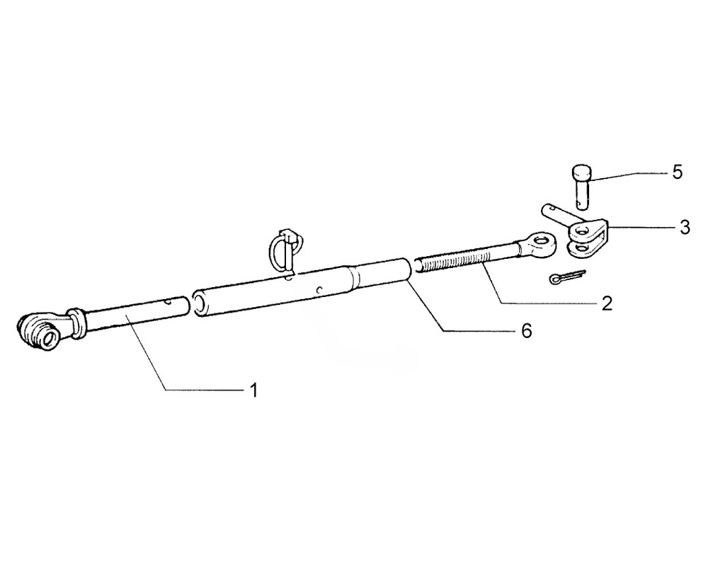 Perno attacco braccio inf,adattabile Fiat5109502 90° - Ama