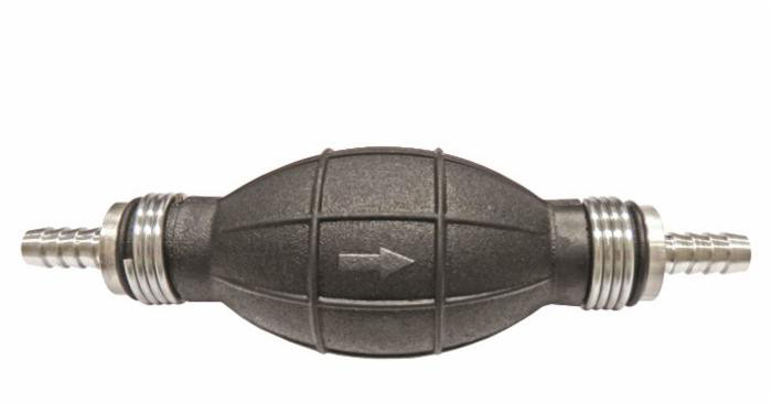 Pompa di adescamento manuale gasolio Ø 8mm con attacchi dritti - Ama