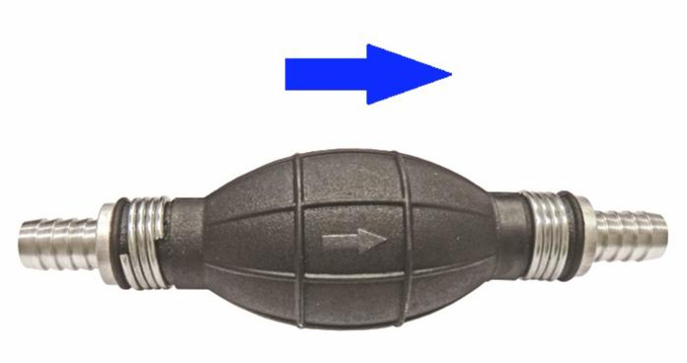 Pompa di adescamento gasolio Ø 12mm con attacchi dritti - Ama