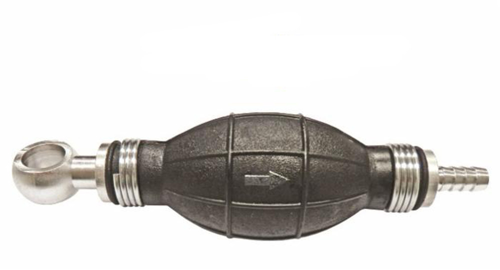 Pompa di adescamento gasolio Ø 8mm con flusso da occhio a raccordo dritto - Ama