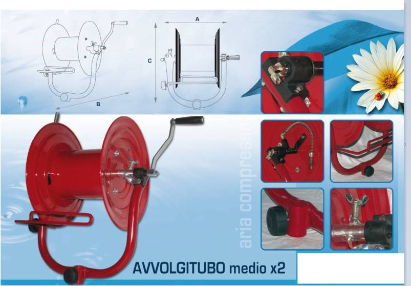 Avvolgitore manuale 580x380x570 - Ama