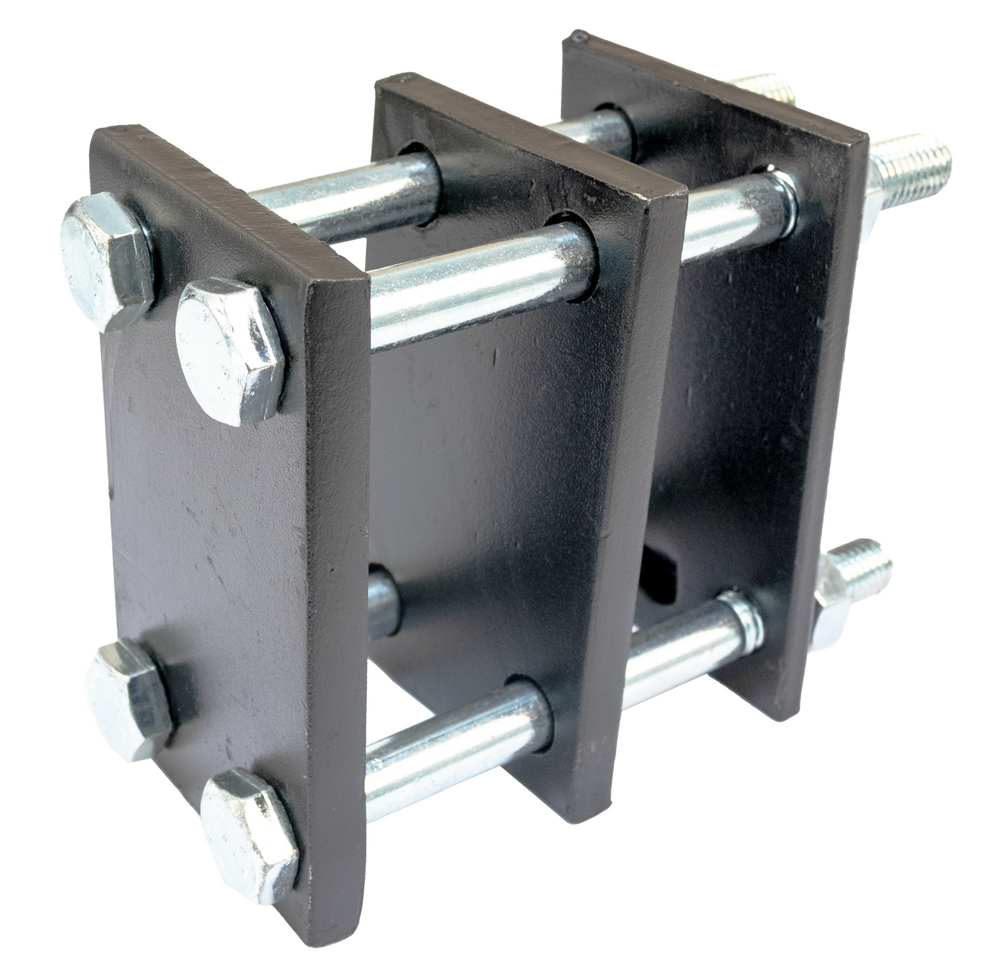 Staffa completa per molla 30x30 trave 80x80 - Ama