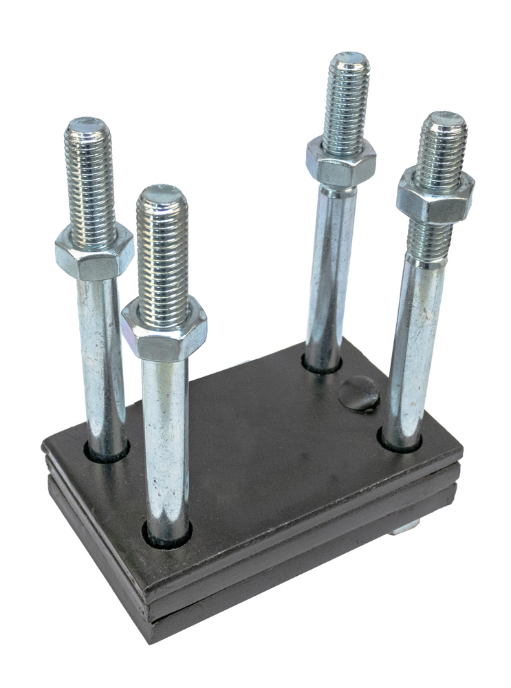 Staffa completa per molla 30x30 trave 80x80 - Ama