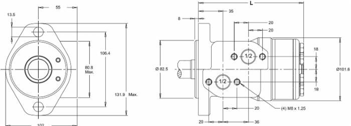 Motore orbitale Danfoss WR100 - Danfoss