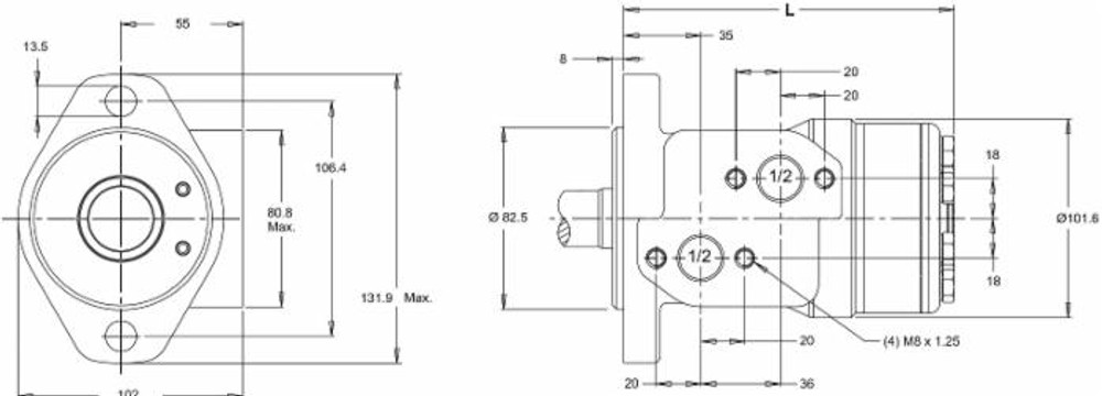 Motore orbitale Danfoss WR200 - Danfoss