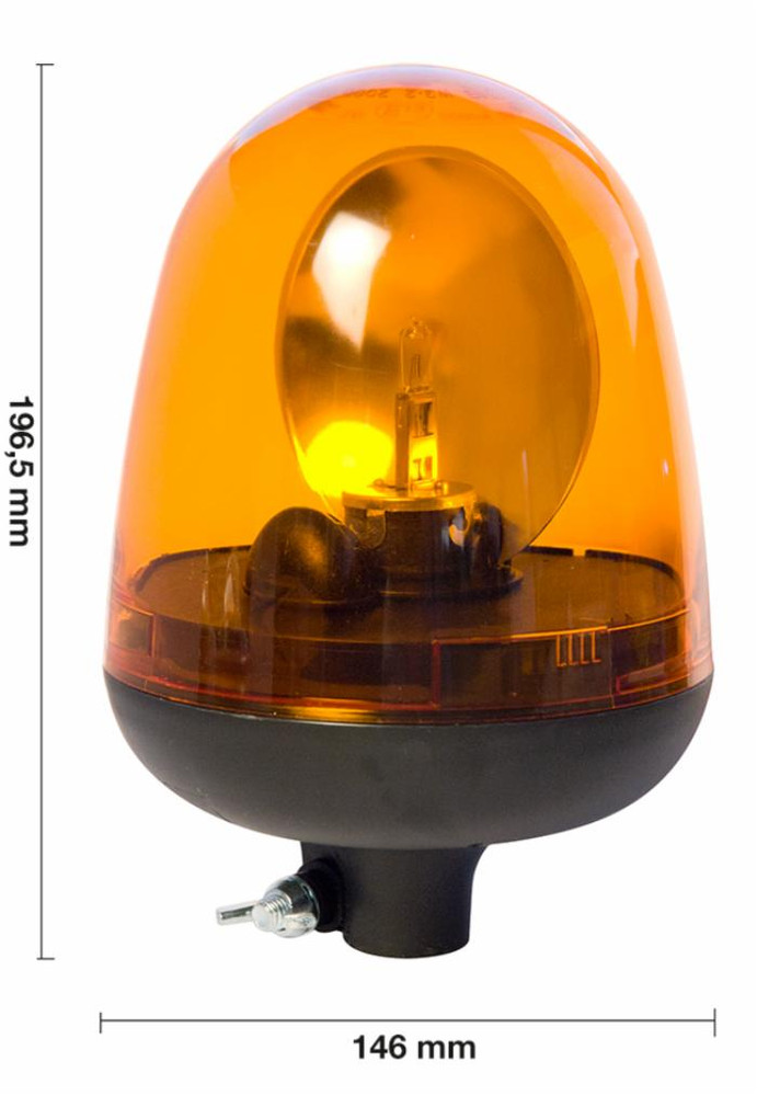 Lampeggiante serie one con attacco ad imbuto 12/24V - Ama