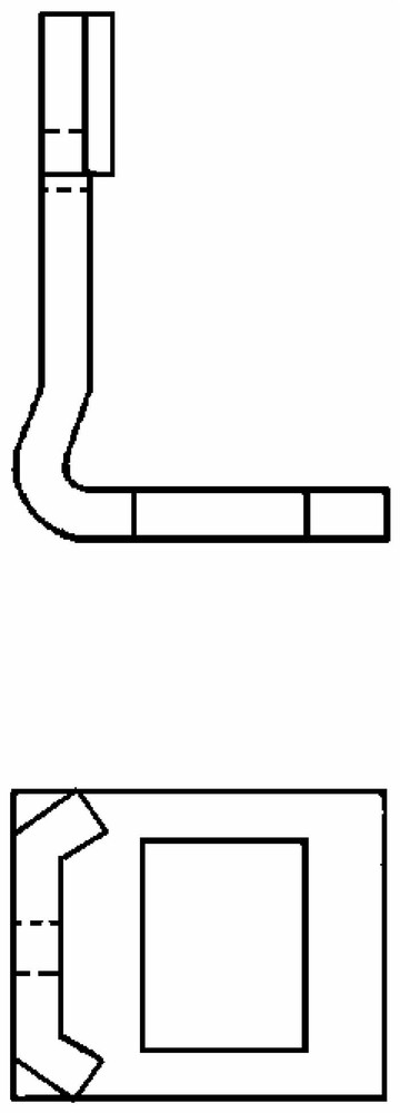 Staffa monolama per molla flex 45x12 - Ama