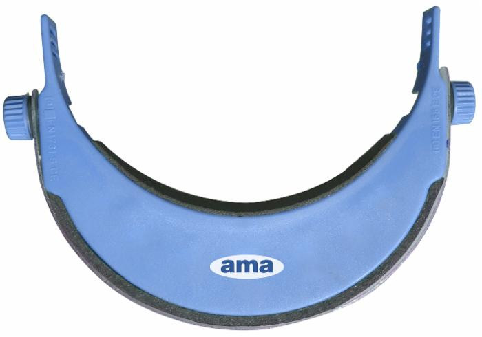Visiera protettiva azzurra confezione singola - Ama
