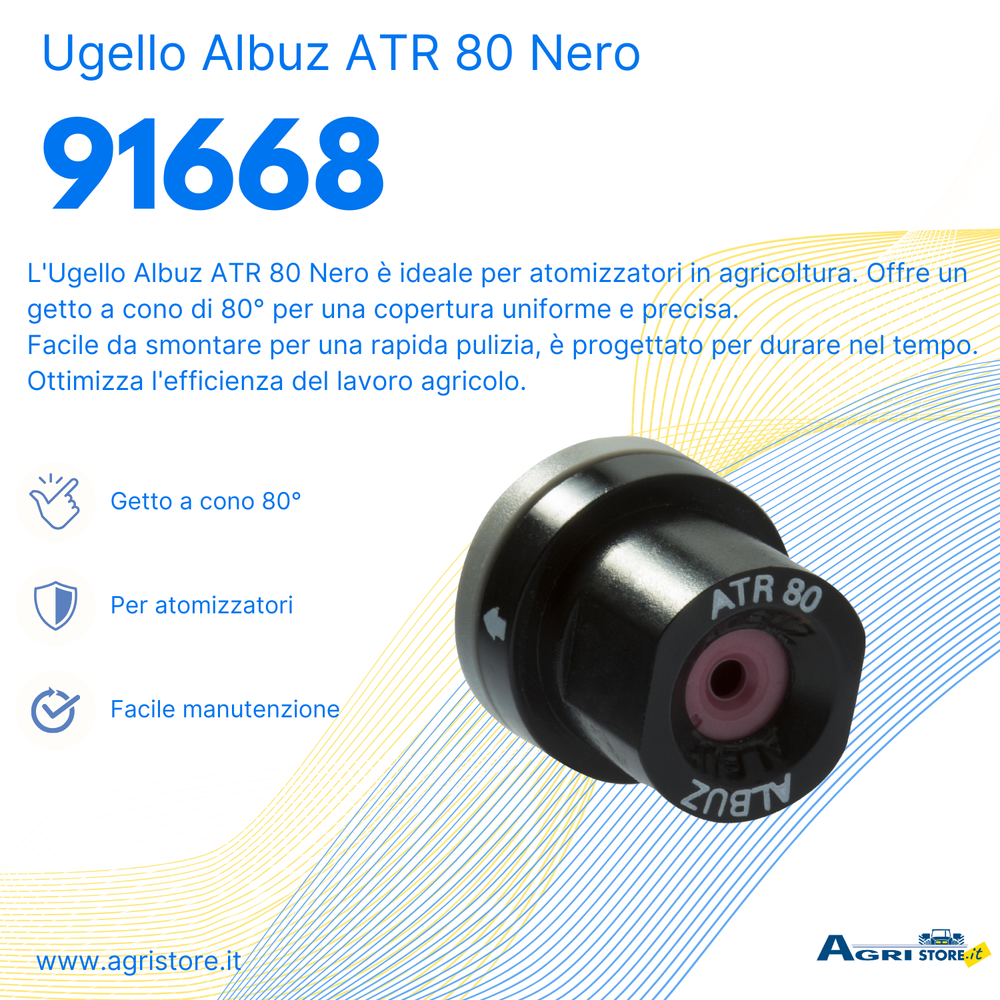 Ugello Albuz ATR 80 nero - Albuz