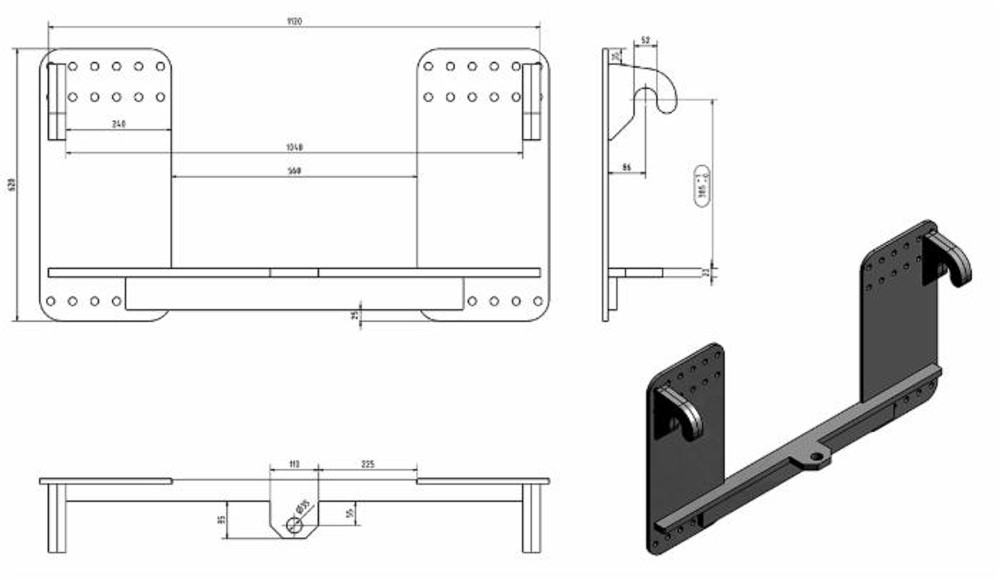 Attacchi per sollevatore telescopico Merlo - Schneider