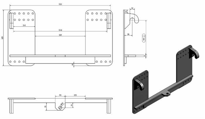 Attacchi per sollevatore telescopico Merlo - Schneider