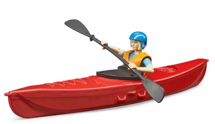 Bruder modellino kayak con personaggio - Bruder