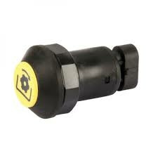 Interruttore a pulsante Pneutron giallo simbolo presa di forza PTO - Pneutron