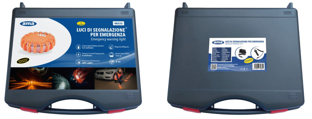 Set 6 luci di emergenza magnetici e appendibili a batteria ricaricabile - Ama