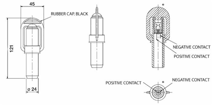 Piantone da saldare - Ama