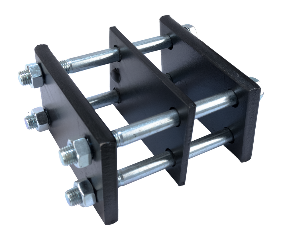 Staffa completa per molla 35x35 trave 100x100 - Ama
