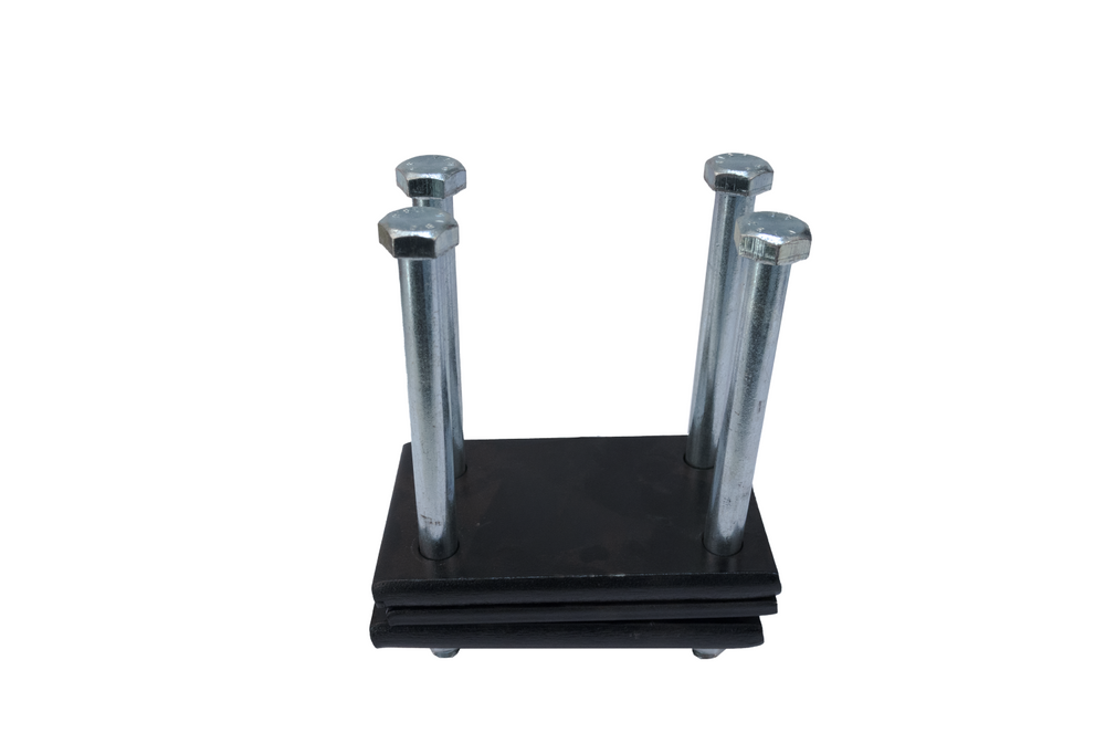 Staffa completa per molla 35x35 trave 100x100 - Ama