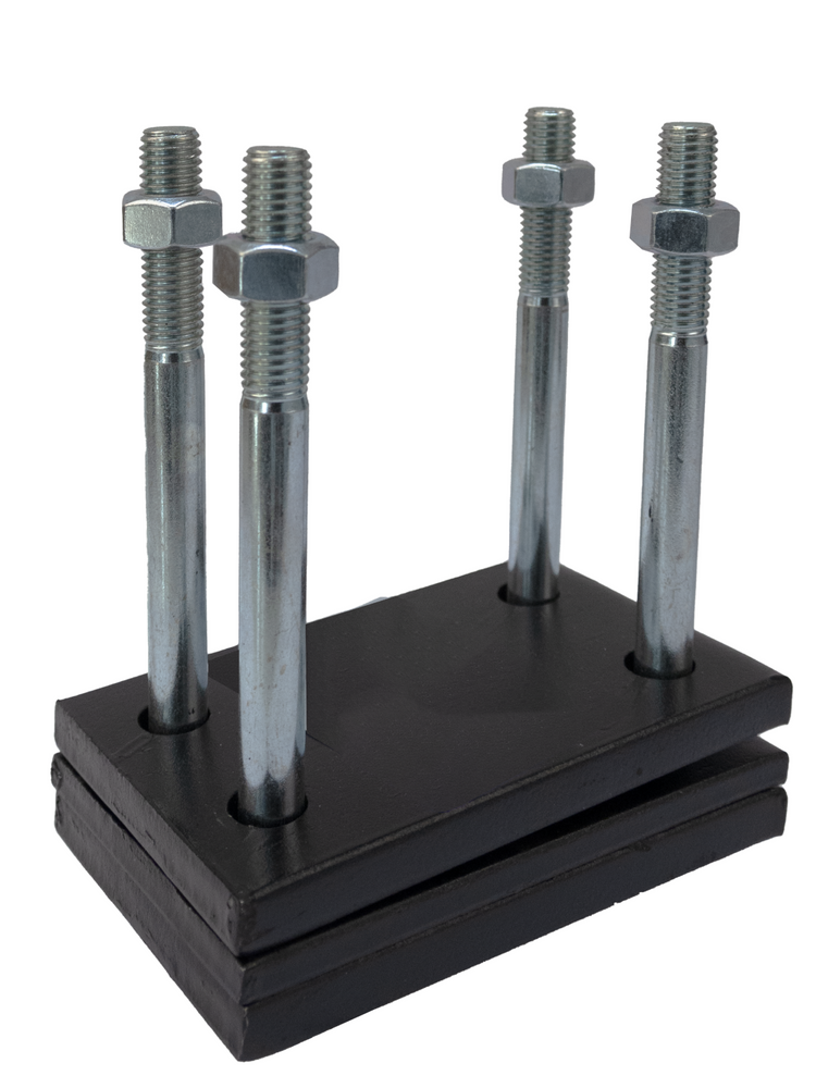 Staffa completa per molla 25x25,trave 80x80 - Ama