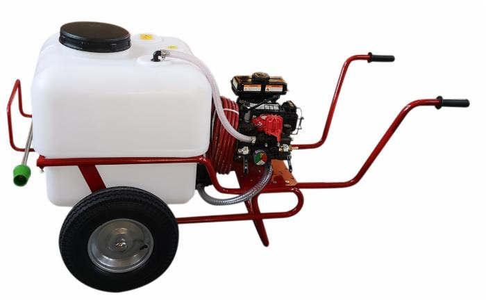 Carrello a 2 ruote con serbatoio 120 litri e pompa irrorazione - Ama