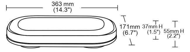 Barra a LED magnetica 12-24V DC 76W Ama - Ama