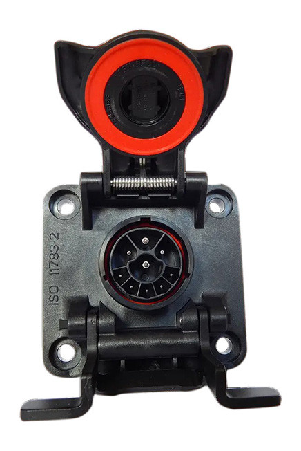 Presa 9 poli ISOBUS Active Nera 12V in plastica   - Erich Jaeger