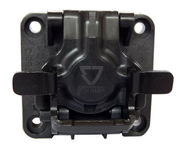 Presa 9 poli ISOBUS Active Nera 12V in plastica   - Erich Jaeger