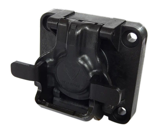 Presa 9 poli ISOBUS Active Nera 12V in plastica   - Erich Jaeger