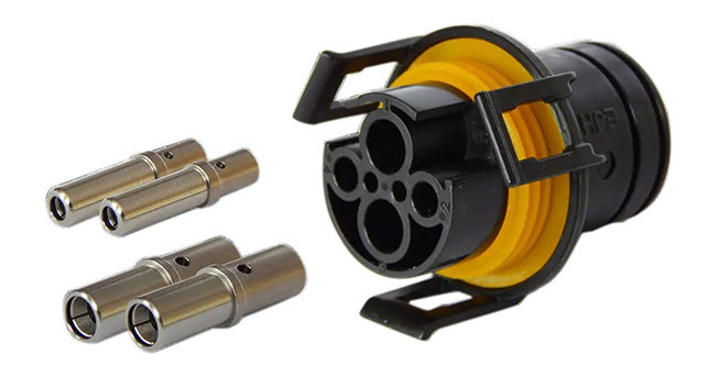 Kit spina 4 poli ISOBUS 12V in plastica  - Erich Jaeger