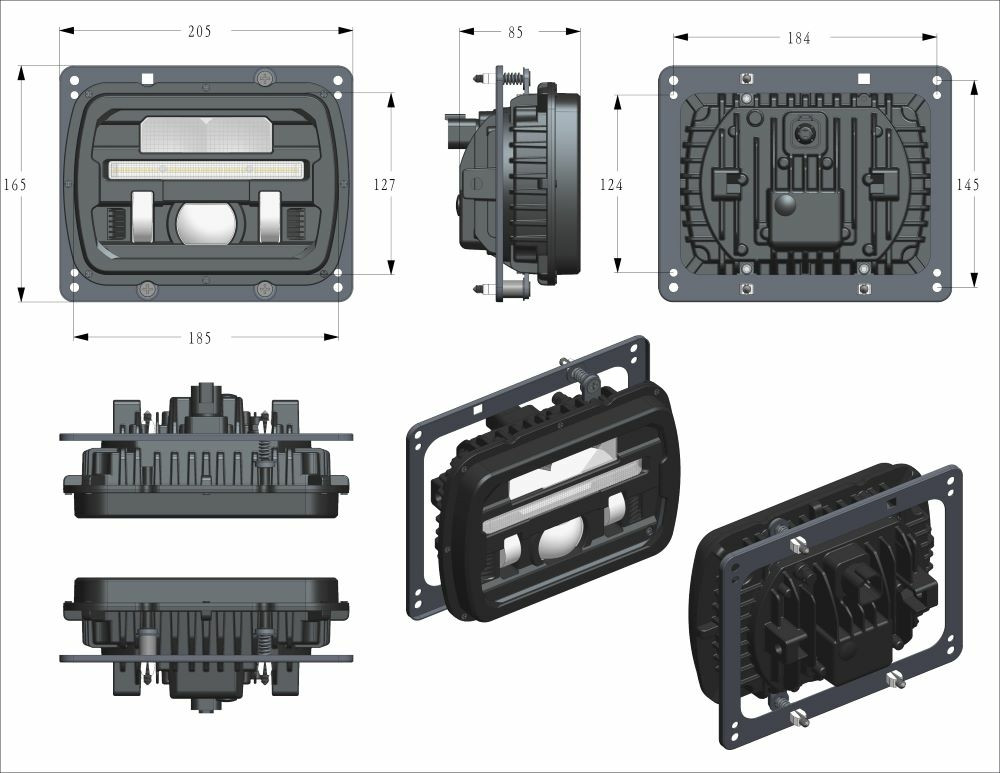Proiettore a LED Ama 12-24V  - Ama
