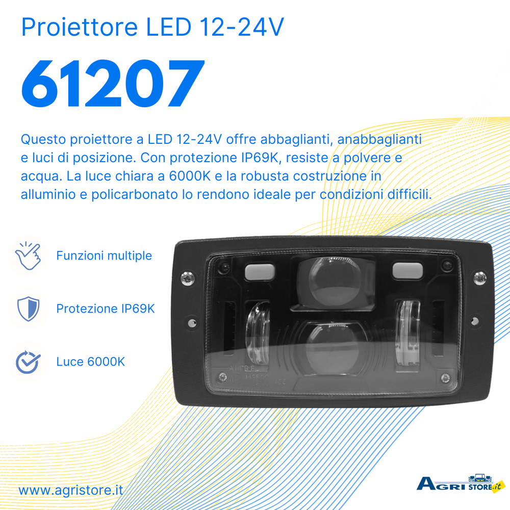 Proiettore a LED Ama 12-24V - Ama